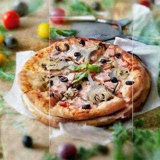 Pizza caprichosa (25 cm.)