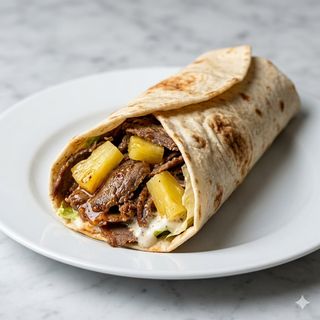 Doner Kebab Con Piña