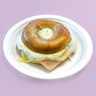 Bagel Pavo, Mozzarella y Queso Fundido