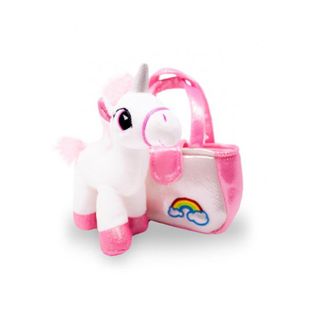 Peluche Unicornio Con Bolsito