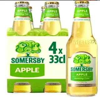 Somersby Apple Sparkling Cider Garrafa 330ml (1*4pack)
