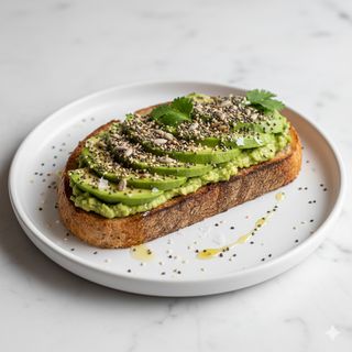 Tostada Con Aguacate Y Semillas