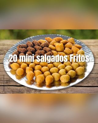 Pack 20 Unidades Salgados Fritos. 