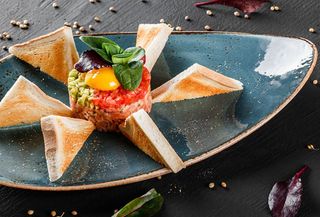 Bifteck tartare de somon