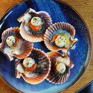 Zamburiñas al horno