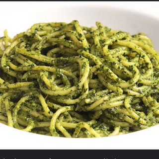 Espagueti Con Salsa Pesto Sin Gluten