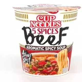 200E. Nissin tallarines vaso sabor ternera (64 g.)