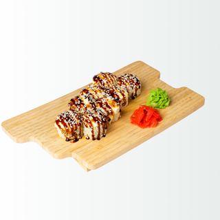 Baked roll with chicken