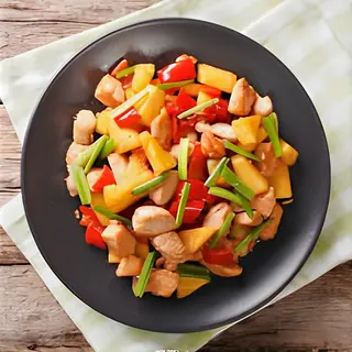 132. Пилешко месо с портокали (700гр)