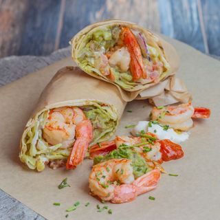 Burrito de camarones