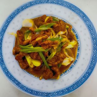 68 Manzo  con porri e zenzero