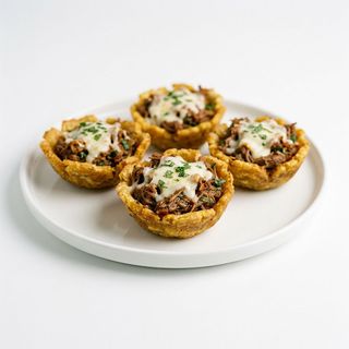 Patacones Rellenos (Ración)