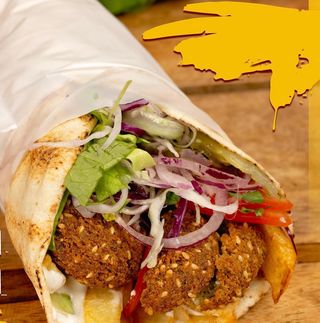 Falafel farfurie