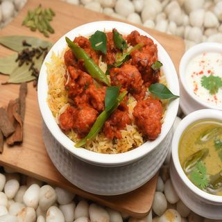 Cordero Biryani Con Curry