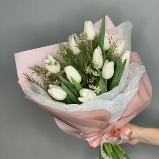 11 lalele cu wax flowers