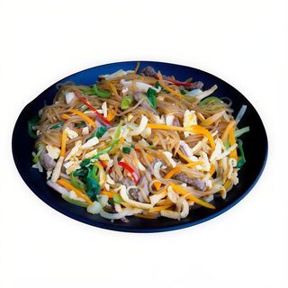 (21) Fideos De Arroz Con Carne Picada De Cerdo