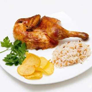 1/2 Pollo sin patatas