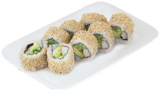 Sésamo Rollo Con Surimi (8 Pzs.)