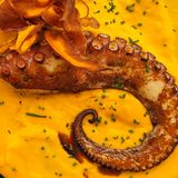 Rejo de pulpo a la plancha