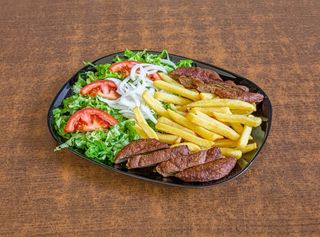 Piatto burger di pollo