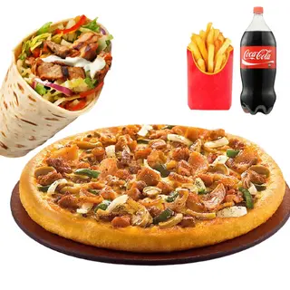 1 pizza  Mediana Combo