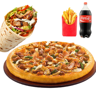 1 pizza  Mediana Combo