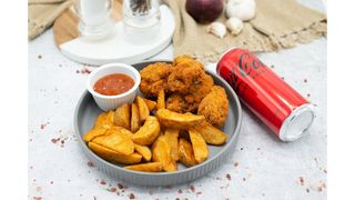 Chicken wings,Coca Cola zero