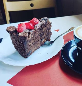 Anaco de tarta de chocolate