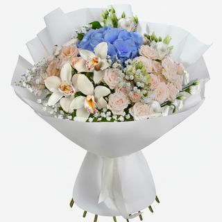 Букет"Silver rain"