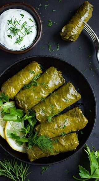 Foglie di vite ripiene