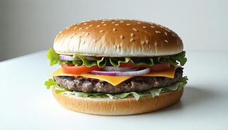 Hamburger tower pounder menù