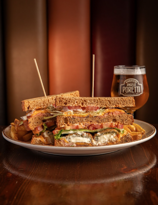 Salmon Club Sandwich