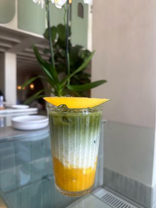 Mango Iced Matcha