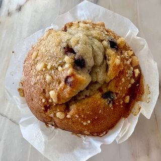 Muffin blueberry crumble 