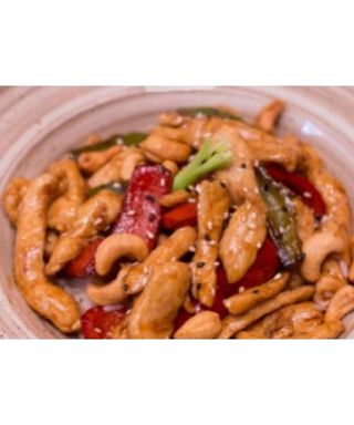 Arroz con pollo oriental