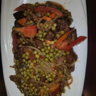 Porc au petit pois