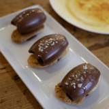 Pan con aceite, chocolate y sal 