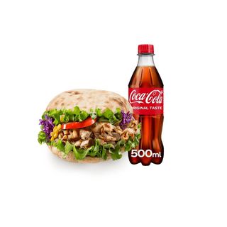 CHICKEN KEBAB LEPINJA - VELIKA + COCA-COLA 0.5L