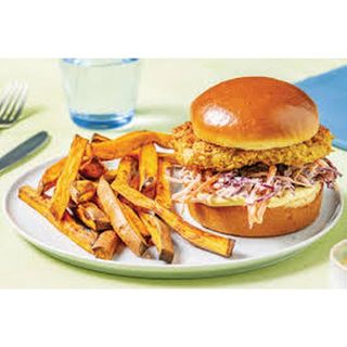 Chicken Burger With Chips