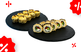 Дуо "Смажений Лосось" 550г\16шт