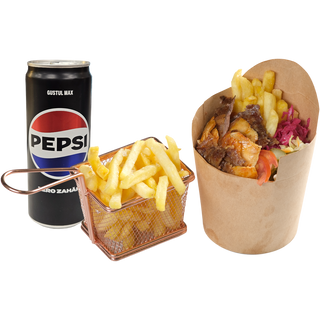 Meniu doner box mixt