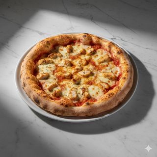 Pizza turca con pollo