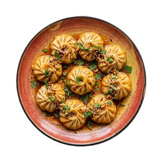 Cheese And Corn Momo Chilli Garlic