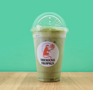 Iced matcha latte