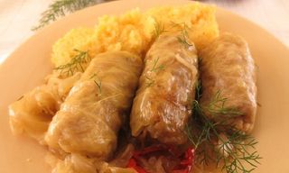 Sarmale de post cu mamaliga