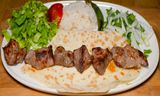 Lamb on skewers