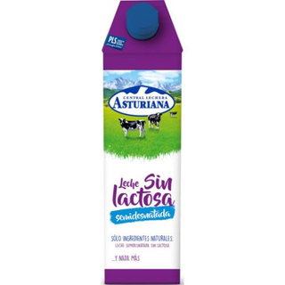 Leche Sin Lactosa Asturiana Semi