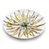 Boquerones en vinagre con aceitunas (8 uds.)
