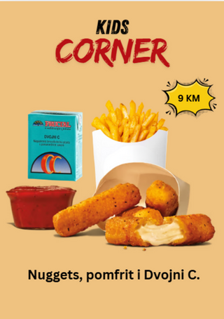 Kids Nuggets menu