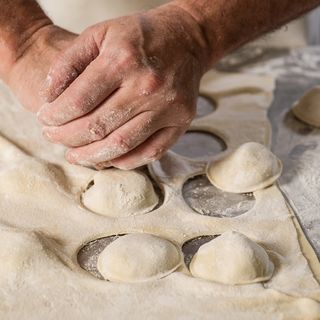 Sorrentinos de jamón y queso